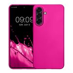 Laptop, Telefoane si Tablete - Telefoane mobile si accesorii - Accesorii Telefoane - Huse telefoane - Husa Kwmobile pentru Samsung Galaxy A56 5G, anti-alunecare, silicon, roz - Infinity.ro