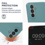 Laptop, Telefoane si Tablete - Telefoane mobile si accesorii - Accesorii Telefoane - Huse telefoane - Husa Kwmobile pentru Samsung Galaxy A56 5G, anti-alunecare, silicon, noapte arctica - Infinity.ro