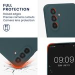 Laptop, Telefoane si Tablete - Telefoane mobile si accesorii - Accesorii Telefoane - Huse telefoane - Husa Kwmobile pentru Samsung Galaxy A56 5G, anti-alunecare, silicon, ardezie - Infinity.ro