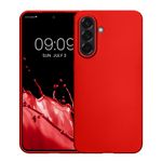 Laptop, Telefoane si Tablete - Telefoane mobile si accesorii - Accesorii Telefoane - Huse telefoane - Husa Kwmobile pentru Samsung Galaxy A56 5G, anti-alunecare, silicon, rosu - Infinity.ro