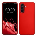 Laptop, Telefoane si Tablete - Telefoane mobile si accesorii - Accesorii Telefoane - Huse telefoane - Husa Kwmobile pentru Samsung Galaxy A56 5G, anti-alunecare, silicon, rosu - Infinity.ro