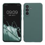 Laptop, Telefoane si Tablete - Telefoane mobile si accesorii - Accesorii Telefoane - Huse telefoane - Husa Kwmobile pentru Samsung Galaxy A56 5G, anti-alunecare, silicon, albastru verzui - Infinity.ro