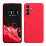 Laptop, Telefoane si Tablete - Telefoane mobile si accesorii - Accesorii Telefoane - Huse telefoane - Husa Kwmobile pentru Samsung Galaxy A56 5G, anti-alunecare, silicon, roz neon - Infinity.ro