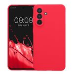 Laptop, Telefoane si Tablete - Telefoane mobile si accesorii - Accesorii Telefoane - Huse telefoane - Husa Kwmobile pentru Samsung Galaxy A56 5G, anti-alunecare, silicon, roz neon - Infinity.ro