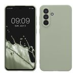 Laptop, Telefoane si Tablete - Telefoane mobile si accesorii - Accesorii Telefoane - Huse telefoane - Husa Kwmobile pentru Samsung Galaxy A56 5G, anti-alunecare, silicon, verde, gri - Infinity.ro