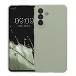 Laptop, Telefoane si Tablete - Telefoane mobile si accesorii - Accesorii Telefoane - Huse telefoane - Husa Kwmobile pentru Samsung Galaxy A56 5G, anti-alunecare, silicon, verde, gri - Infinity.ro
