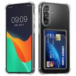Laptop, Telefoane si Tablete - Telefoane mobile si accesorii - Accesorii Telefoane - Huse telefoane - Husa Kwmobile pentru Samsung Galaxy A56 5G, buzunar card, TPU, transparent - Infinity.ro