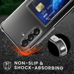 Laptop, Telefoane si Tablete - Telefoane mobile si accesorii - Accesorii Telefoane - Huse telefoane - Husa Kwmobile pentru Samsung Galaxy A56 5G, buzunar card, TPU, transparent - Infinity.ro