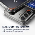 Laptop, Telefoane si Tablete - Telefoane mobile si accesorii - Accesorii Telefoane - Huse telefoane - Husa Kwmobile pentru Samsung Galaxy A56 5G, buzunar card, TPU, transparent - Infinity.ro