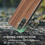 Laptop, Telefoane si Tablete - Telefoane mobile si accesorii - Accesorii Telefoane - Huse telefoane - Husa Kwmobile pentru Samsung Galaxy A56 5G, compatibilitate MagSafe, lemn, TPU, maro - Infinity.ro