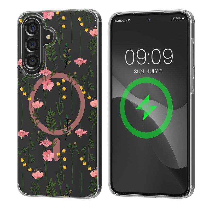 Laptop, Telefoane si Tablete - Telefoane mobile si accesorii - Accesorii Telefoane - Huse telefoane - Husa Kwmobile pentru Samsung Galaxy A56 5G, compatibilitate MagSafe, anti-alunecare, acril, TPU, transparent - Infinity.ro