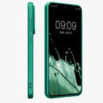 Laptop, Telefoane si Tablete - Telefoane mobile si accesorii - Accesorii Telefoane - Huse telefoane - Husa Kwmobile pentru Samsung Galaxy A56 5G, anti-alunecare, silicon, verde inchis - Infinity.ro