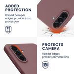 Laptop, Telefoane si Tablete - Telefoane mobile si accesorii - Accesorii Telefoane - Huse telefoane - Husa Kwmobile pentru Samsung Galaxy A56 5G, incarcare wireless, anti-alunecare, silicon, mov, TPU - Infinity.ro