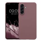 Laptop, Telefoane si Tablete - Telefoane mobile si accesorii - Accesorii Telefoane - Huse telefoane - Husa Kwmobile pentru Samsung Galaxy A56 5G, incarcare wireless, anti-alunecare, silicon, mov, TPU - Infinity.ro