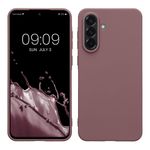 Laptop, Telefoane si Tablete - Telefoane mobile si accesorii - Accesorii Telefoane - Huse telefoane - Husa Kwmobile pentru Samsung Galaxy A56 5G, incarcare wireless, anti-alunecare, silicon, mov, TPU - Infinity.ro