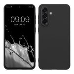 Laptop, Telefoane si Tablete - Telefoane mobile si accesorii - Accesorii Telefoane - Huse telefoane - Husa Kwmobile pentru Samsung Galaxy A56 5G, incarcare wireless, anti-alunecare, TPU, gri - Infinity.ro
