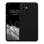 Laptop, Telefoane si Tablete - Telefoane mobile si accesorii - Accesorii Telefoane - Huse telefoane - Husa Kwmobile pentru Samsung Galaxy A56 5G, incarcare wireless, anti-alunecare, silicon, negru - Infinity.ro