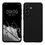 Laptop, Telefoane si Tablete - Telefoane mobile si accesorii - Accesorii Telefoane - Huse telefoane - Husa Kwmobile pentru Samsung Galaxy A56 5G, incarcare wireless, anti-alunecare, silicon, negru - Infinity.ro