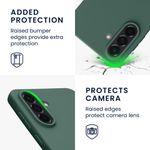 Laptop, Telefoane si Tablete - Telefoane mobile si accesorii - Accesorii Telefoane - Huse telefoane - Husa Kwmobile pentru Samsung Galaxy A56 5G, incarcare wireless, anti-alunecare, TPU, verde - Infinity.ro