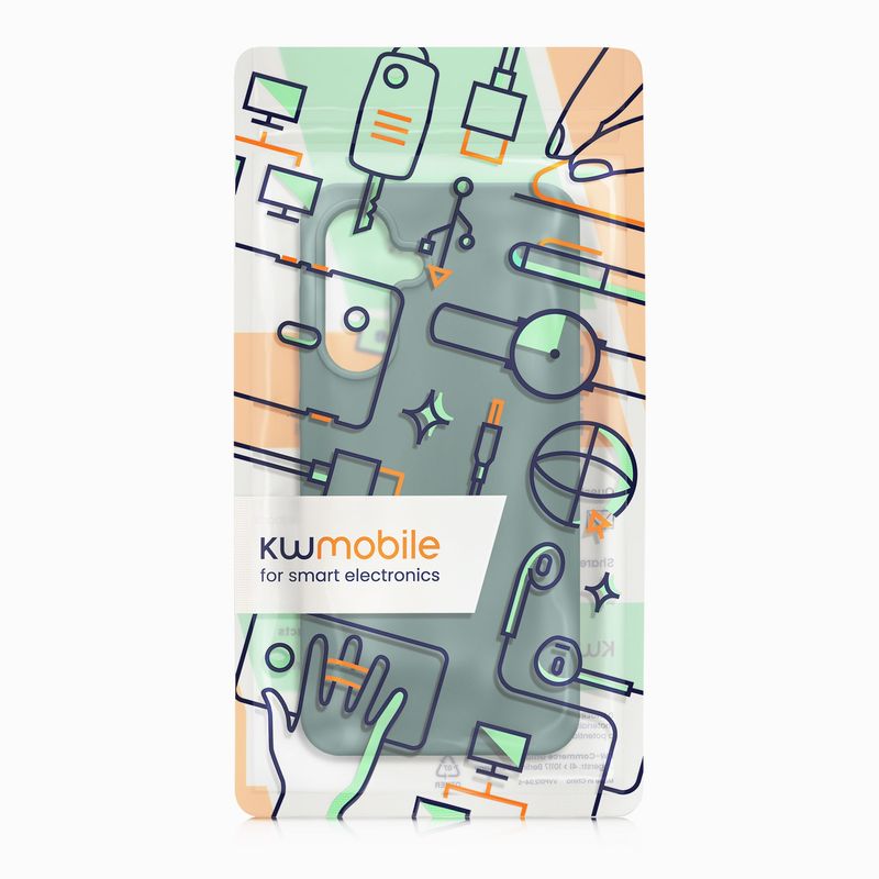 Laptop, Telefoane si Tablete - Telefoane mobile si accesorii - Accesorii Telefoane - Huse telefoane - Husa Kwmobile pentru Samsung Galaxy A56 5G, incarcare wireless, anti-alunecare, silicon, verde - Infinity.ro