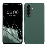 Laptop, Telefoane si Tablete - Telefoane mobile si accesorii - Accesorii Telefoane - Huse telefoane - Husa Kwmobile pentru Samsung Galaxy A56 5G, incarcare wireless, anti-alunecare, TPU, verde - Infinity.ro
