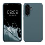 Laptop, Telefoane si Tablete - Telefoane mobile si accesorii - Accesorii Telefoane - Huse telefoane - Husa Kwmobile pentru Samsung Galaxy A56 5G, incarcare wireless, silicon, ardezie - Infinity.ro