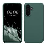 Laptop, Telefoane si Tablete - Telefoane mobile si accesorii - Accesorii Telefoane - Huse telefoane - Husa Kwmobile pentru Samsung Galaxy A56 5G, incarcare wireless, anti-alunecare, silicon, verde - Infinity.ro