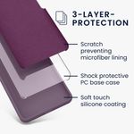 Laptop, Telefoane si Tablete - Telefoane mobile si accesorii - Accesorii Telefoane - Huse telefoane - Husa Kwmobile pentru Samsung Galaxy A56 5G, incarcare wireless, silicon, iris - Infinity.ro