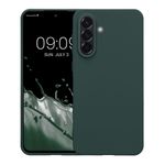 Laptop, Telefoane si Tablete - Telefoane mobile si accesorii - Accesorii Telefoane - Huse telefoane - Husa Kwmobile pentru Samsung Galaxy A56 5G, incarcare wireless, silicon, albastru verzui - Infinity.ro