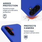 Laptop, Telefoane si Tablete - Telefoane mobile si accesorii - Accesorii Telefoane - Huse telefoane - Husa Kwmobile pentru Samsung Galaxy A56 5G, incarcare wireless, silicon, albastru baltic - Infinity.ro