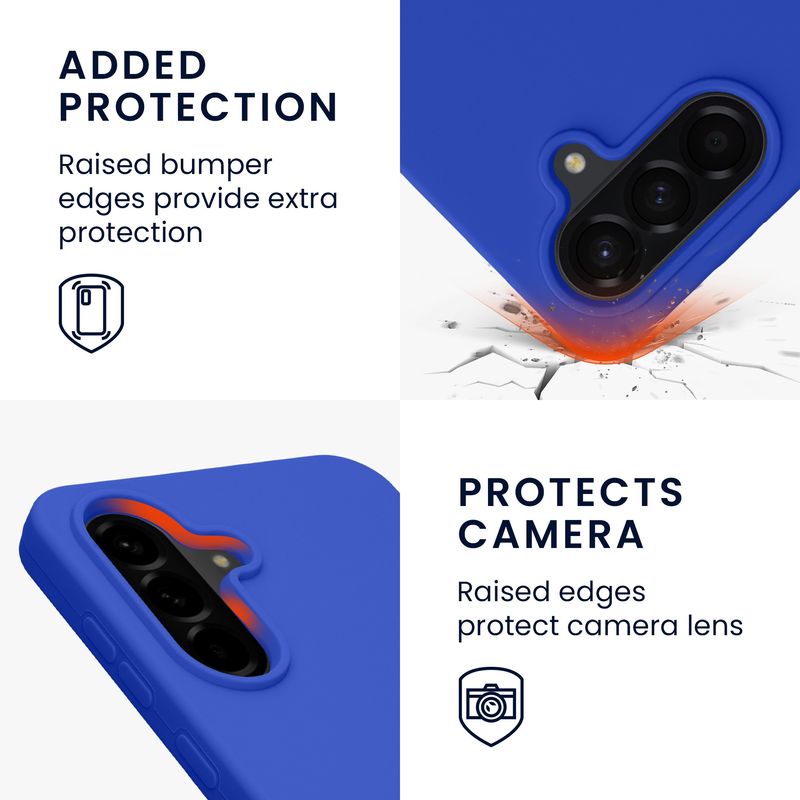 Laptop, Telefoane si Tablete - Telefoane mobile si accesorii - Accesorii Telefoane - Huse telefoane - Husa Kwmobile pentru Samsung Galaxy A56 5G, incarcare wireless, silicon, albastru baltic - Infinity.ro