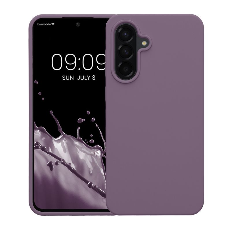 Laptop, Telefoane si Tablete - Telefoane mobile si accesorii - Accesorii Telefoane - Huse telefoane - Husa Kwmobile pentru Samsung Galaxy A56 5G, incarcare wireless, silicon, iris - Infinity.ro