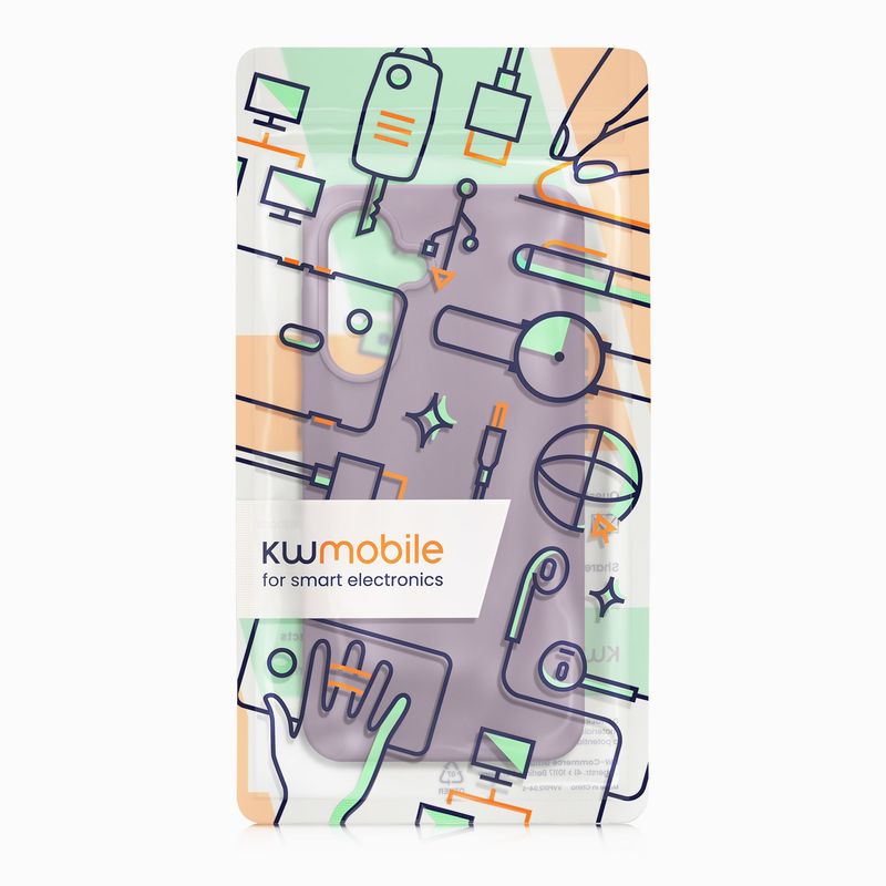 Laptop, Telefoane si Tablete - Telefoane mobile si accesorii - Accesorii Telefoane - Huse telefoane - Husa Kwmobile pentru Samsung Galaxy A56 5G, incarcare wireless, silicon, iris - Infinity.ro