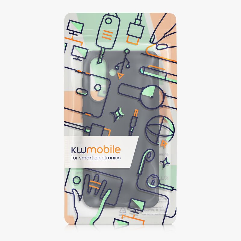 Laptop, Telefoane si Tablete - Telefoane mobile si accesorii - Accesorii Telefoane - Huse telefoane - Husa Kwmobile pentru Samsung Galaxy A56 5G, incarcare wireless, silicon, afine - Infinity.ro