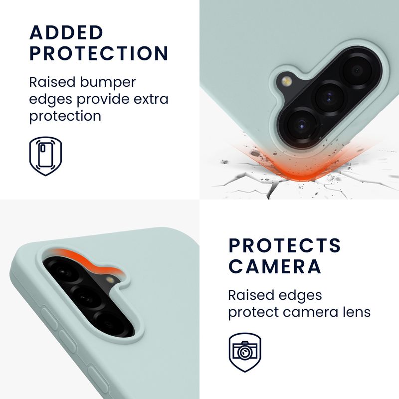 Laptop, Telefoane si Tablete - Telefoane mobile si accesorii - Accesorii Telefoane - Huse telefoane - Husa Kwmobile pentru Samsung Galaxy A56 5G, incarcare wireless, silicon, menta - Infinity.ro