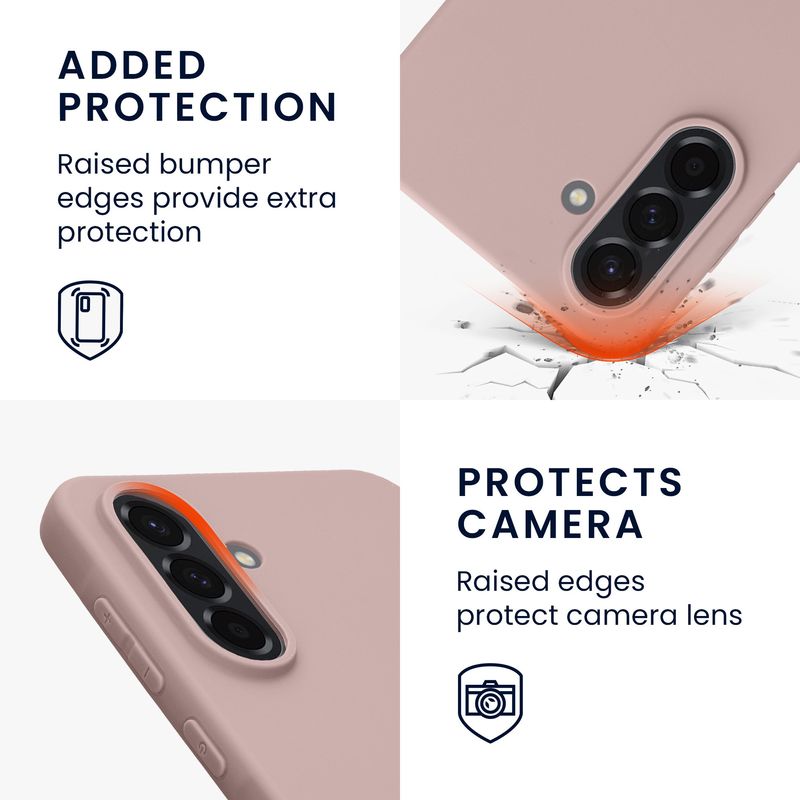 Laptop, Telefoane si Tablete - Telefoane mobile si accesorii - Accesorii Telefoane - Huse telefoane - Husa Kwmobile pentru Samsung Galaxy A56 5G, incarcare wireless, silicon, lila - Infinity.ro