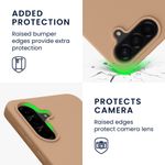 Laptop, Telefoane si Tablete - Telefoane mobile si accesorii - Accesorii Telefoane - Huse telefoane - Husa Kwmobile pentru Samsung Galaxy A56 5G, incarcare wireless, silicon, maro - Infinity.ro