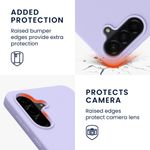 Laptop, Telefoane si Tablete - Telefoane mobile si accesorii - Accesorii Telefoane - Huse telefoane - Husa Kwmobile pentru Samsung Galaxy A56 5G, incarcare wireless, silicon, lavanda - Infinity.ro