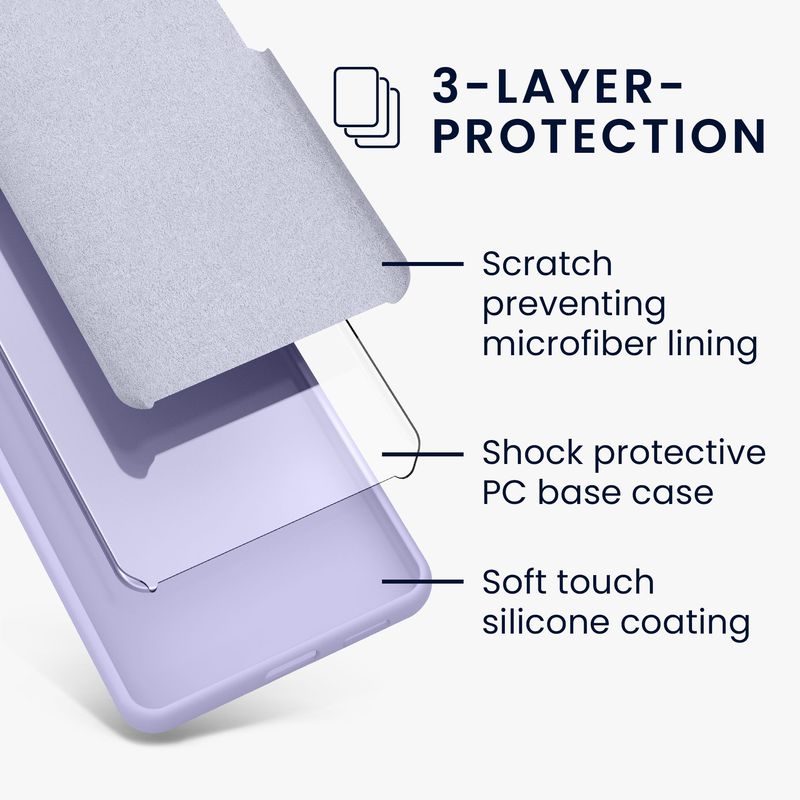 Laptop, Telefoane si Tablete - Telefoane mobile si accesorii - Accesorii Telefoane - Huse telefoane - Husa Kwmobile pentru Samsung Galaxy A56 5G, incarcare wireless, silicon, lavanda - Infinity.ro