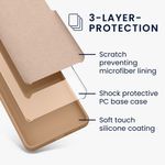 Laptop, Telefoane si Tablete - Telefoane mobile si accesorii - Accesorii Telefoane - Huse telefoane - Husa Kwmobile pentru Samsung Galaxy A56 5G, incarcare wireless, silicon, maro - Infinity.ro