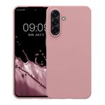 Laptop, Telefoane si Tablete - Telefoane mobile si accesorii - Accesorii Telefoane - Huse telefoane - Husa Kwmobile pentru Samsung Galaxy A56 5G, incarcare wireless, silicon, roz antic - Infinity.ro