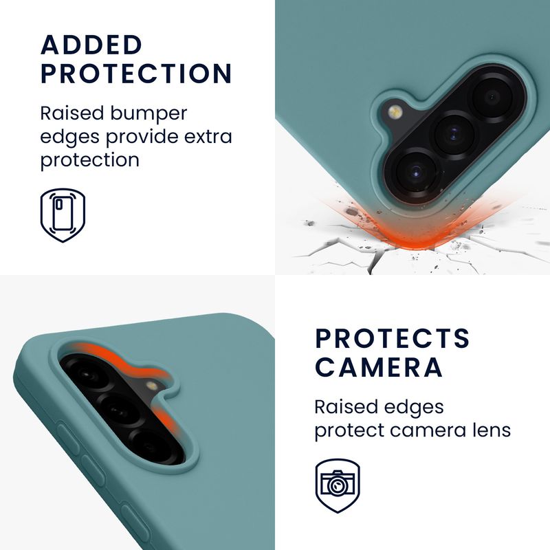 Laptop, Telefoane si Tablete - Telefoane mobile si accesorii - Accesorii Telefoane - Huse telefoane - Husa Kwmobile pentru Samsung Galaxy A56 5G, incarcare wireless, silicon, noapte - Infinity.ro