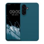 Laptop, Telefoane si Tablete - Telefoane mobile si accesorii - Accesorii Telefoane - Huse telefoane - Husa Kwmobile pentru Samsung Galaxy A56 5G, incarcare wireless, silicon, turcoaz - Infinity.ro
