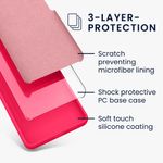 Laptop, Telefoane si Tablete - Telefoane mobile si accesorii - Accesorii Telefoane - Huse telefoane - Husa Kwmobile pentru Samsung Galaxy A56 5G, incarcare wireless, silicon, roz neon - Infinity.ro
