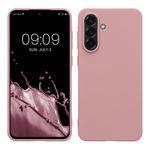 Laptop, Telefoane si Tablete - Telefoane mobile si accesorii - Accesorii Telefoane - Huse telefoane - Husa Kwmobile pentru Samsung Galaxy A56 5G, incarcare wireless, silicon, roz antic - Infinity.ro