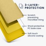Laptop, Telefoane si Tablete - Telefoane mobile si accesorii - Accesorii Telefoane - Huse telefoane - Husa Kwmobile pentru Samsung Galaxy A56 5G, incarcare wireless, silicon, galben - Infinity.ro