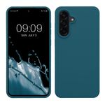Laptop, Telefoane si Tablete - Telefoane mobile si accesorii - Accesorii Telefoane - Huse telefoane - Husa Kwmobile pentru Samsung Galaxy A56 5G, incarcare wireless, silicon, turcoaz - Infinity.ro