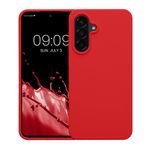 Laptop, Telefoane si Tablete - Telefoane mobile si accesorii - Accesorii Telefoane - Huse telefoane - Husa Kwmobile pentru Samsung Galaxy A56 5G, incarcare wireless, silicon, rosu clasic - Infinity.ro