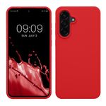 Laptop, Telefoane si Tablete - Telefoane mobile si accesorii - Accesorii Telefoane - Huse telefoane - Husa Kwmobile pentru Samsung Galaxy A56 5G, incarcare wireless, silicon, rosu clasic - Infinity.ro