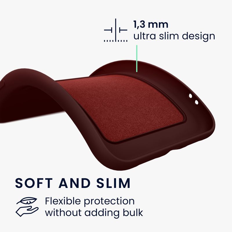 Laptop, Telefoane si Tablete - Telefoane mobile si accesorii - Accesorii Telefoane - Huse telefoane - Husa Kwmobile pentru Samsung Galaxy A56 5G, incarcare wireless, silicon, rosu - Infinity.ro